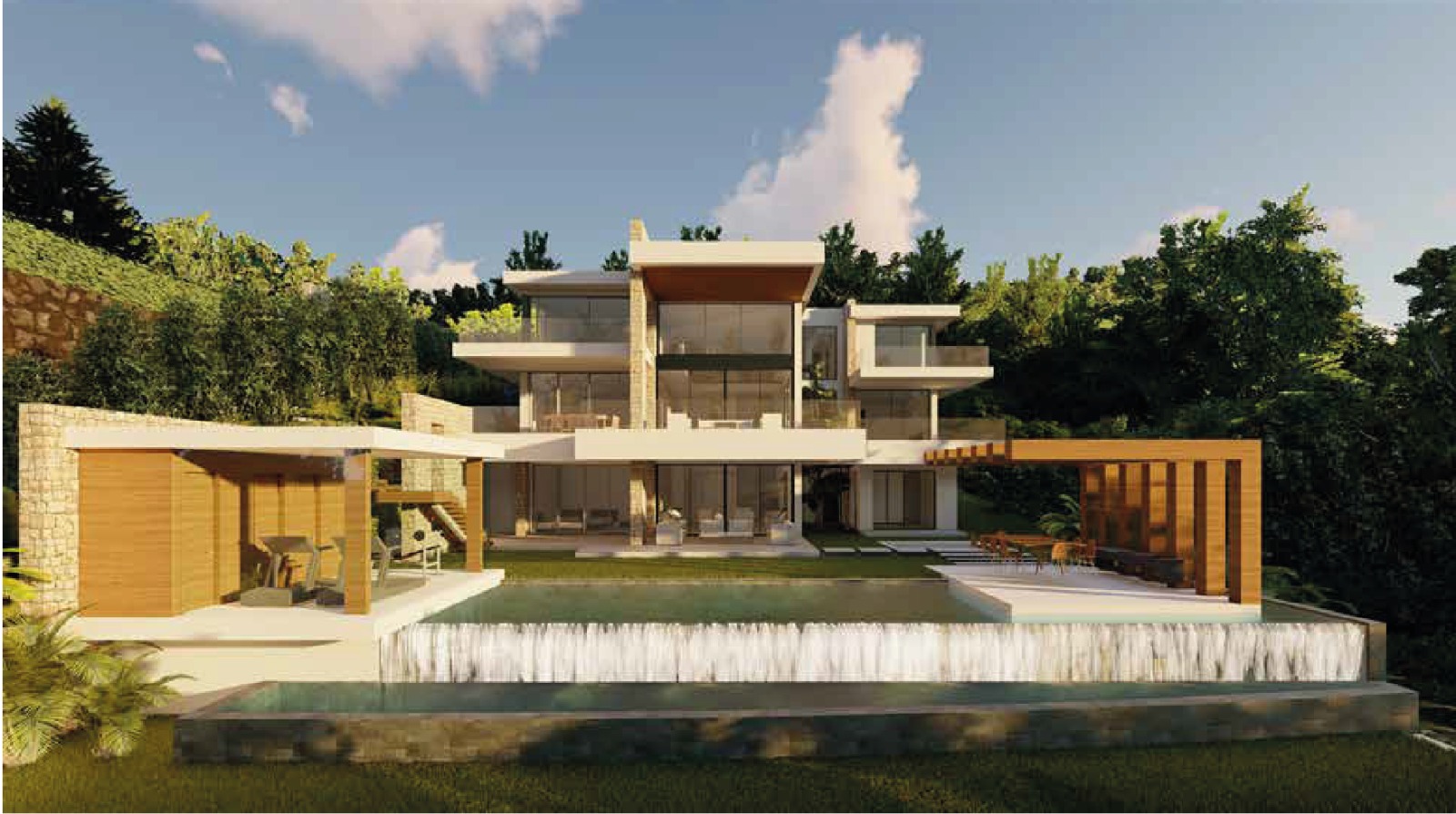 Luxury villa with infinity pool